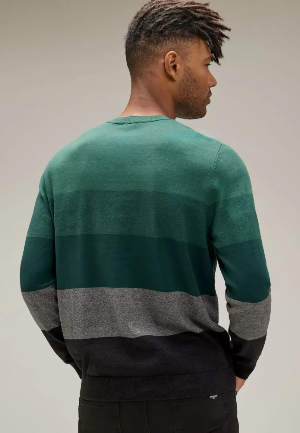 Pullover Mit Streifenmuster