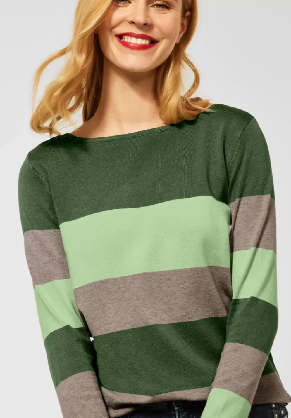 Pullover Mit Streifenmuster