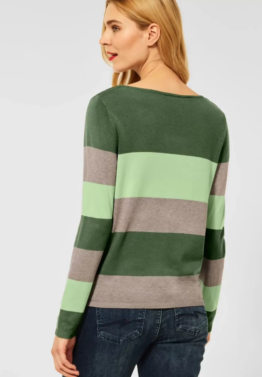 Pullover Mit Streifenmuster
