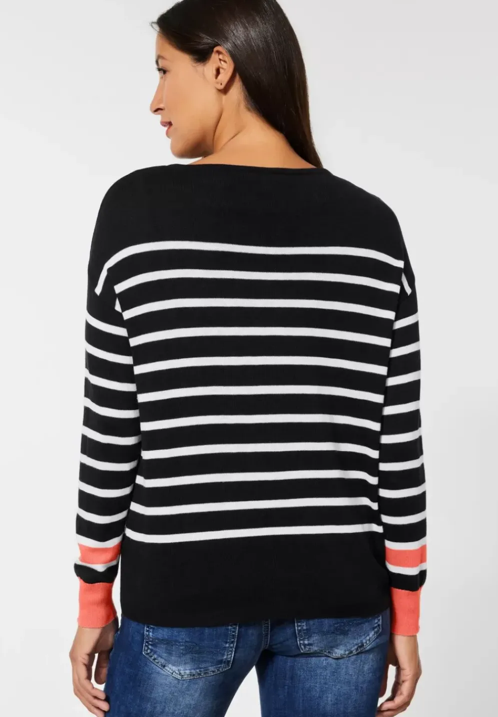 Pullover Mit Streifenmuster