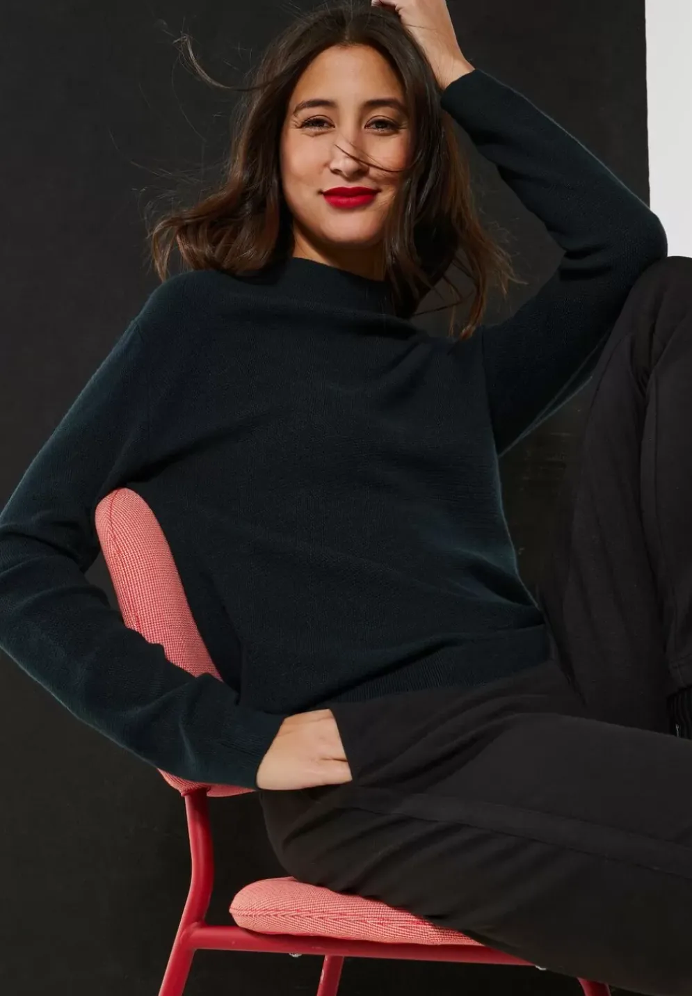 Pullover Mit Struktur
