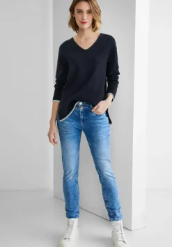 Pullover Mit V-Ausschnitt