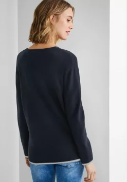 Pullover Mit V-Ausschnitt