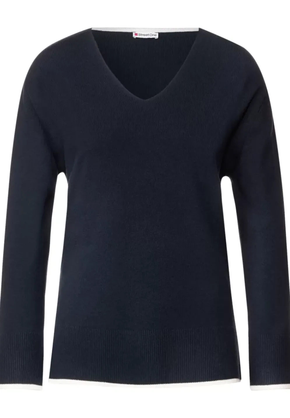 Pullover Mit V-Ausschnitt