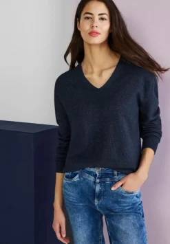 Pullover Mit V-Ausschnitt