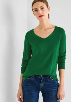 Pullover Mit V-Ausschnitt