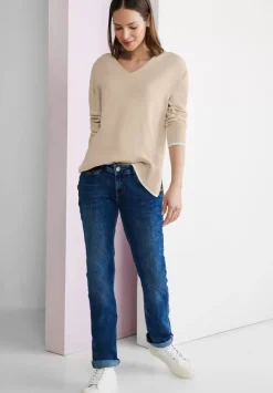 Pullover Mit V-Ausschnitt