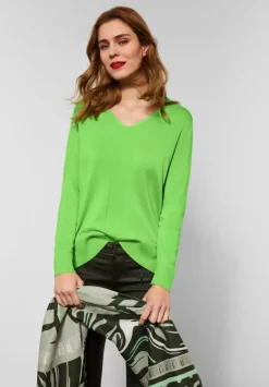 Pullover Mit V-Ausschnitt