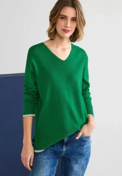 Pullover Mit V-Ausschnitt