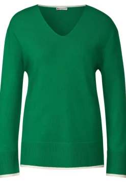 Pullover Mit V-Ausschnitt