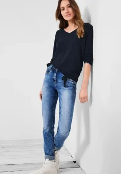 Pullover Mit V-Ausschnitt