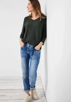 Pullover Mit V-Ausschnitt