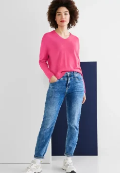 Pullover Mit V-Ausschnitt