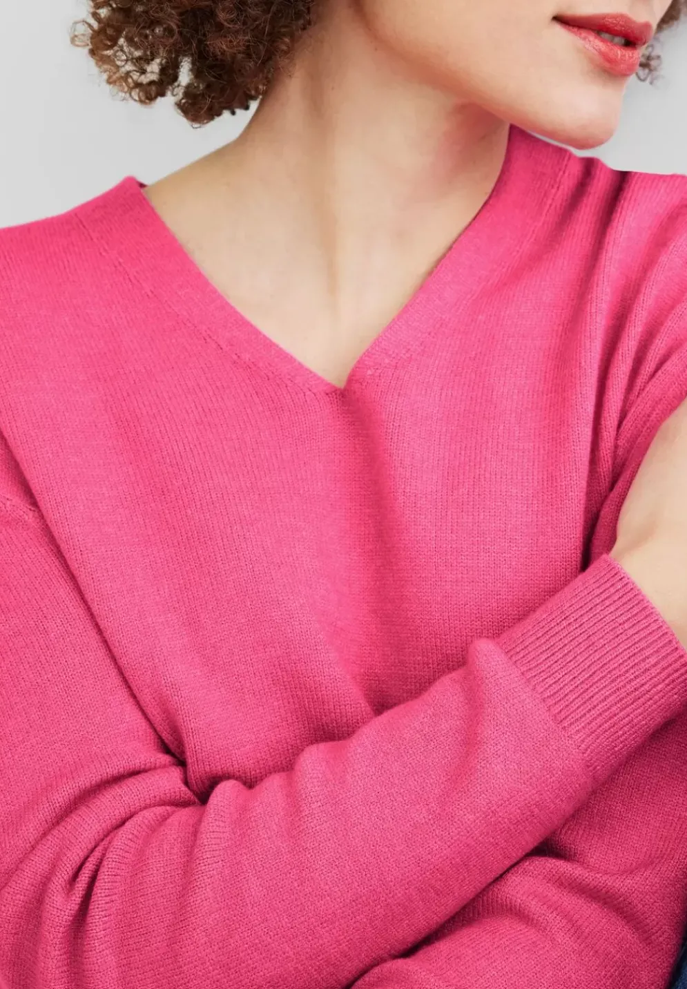 Pullover Mit V-Ausschnitt