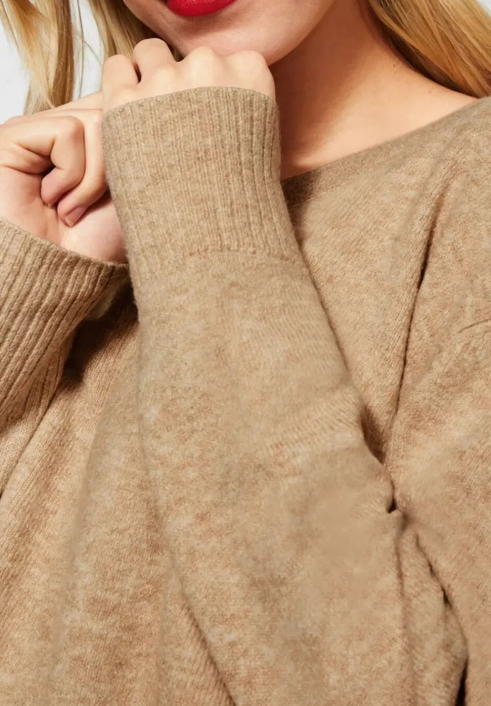 Pullover Mit V-Ausschnitt