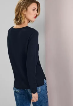 Pullover Mit V-Ausschnitt