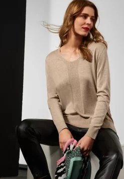 Pullover Mit V-Ausschnitt