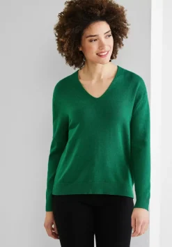 Pullover Mit V-Ausschnitt