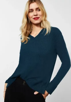 Pullover Mit V-Ausschnitt