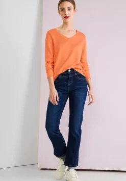 Pullover Mit V-Ausschnitt
