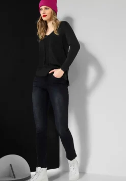 Pullover Mit V-Ausschnitt