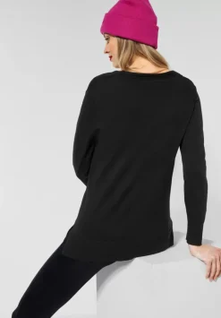 Pullover Mit V-Ausschnitt