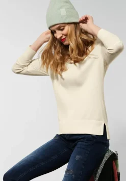 Pullover Mit V-Ausschnitt