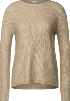 Pullover Mit Waffelstruktur