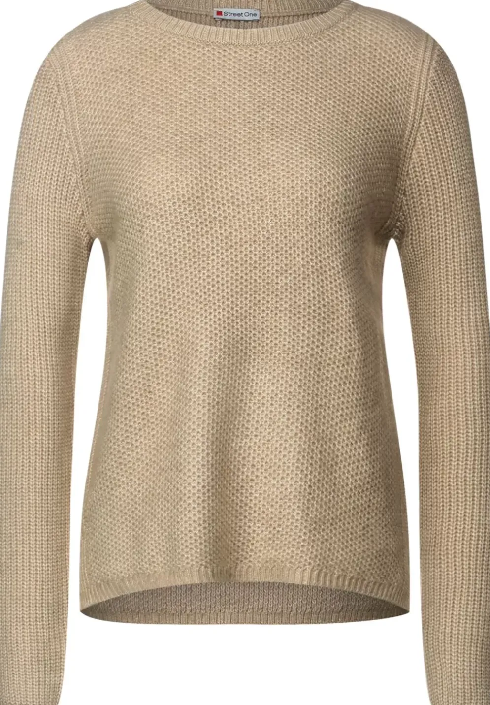 Pullover Mit Waffelstruktur