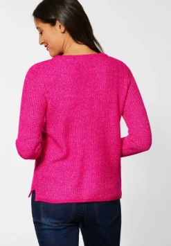 Pullover Mit Waffelstruktur