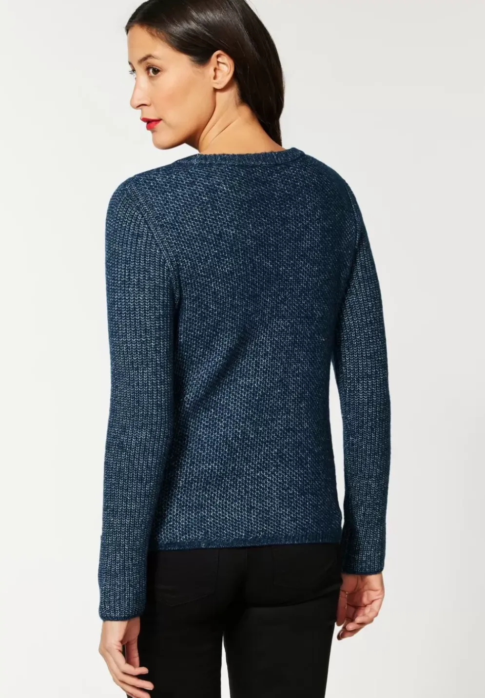 Pullover Mit Waffelstruktur
