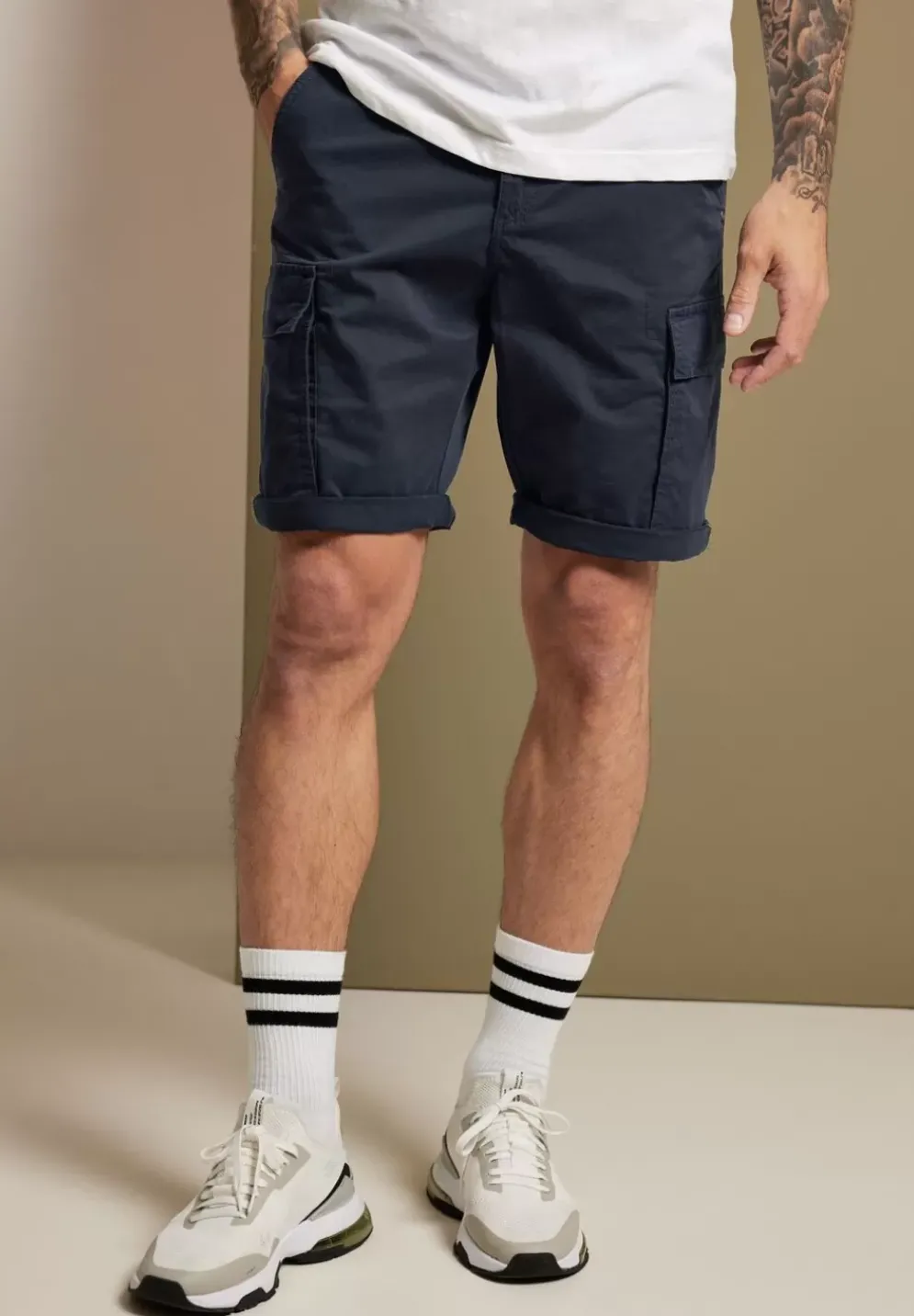 Regular Fit Cargo Bermuda