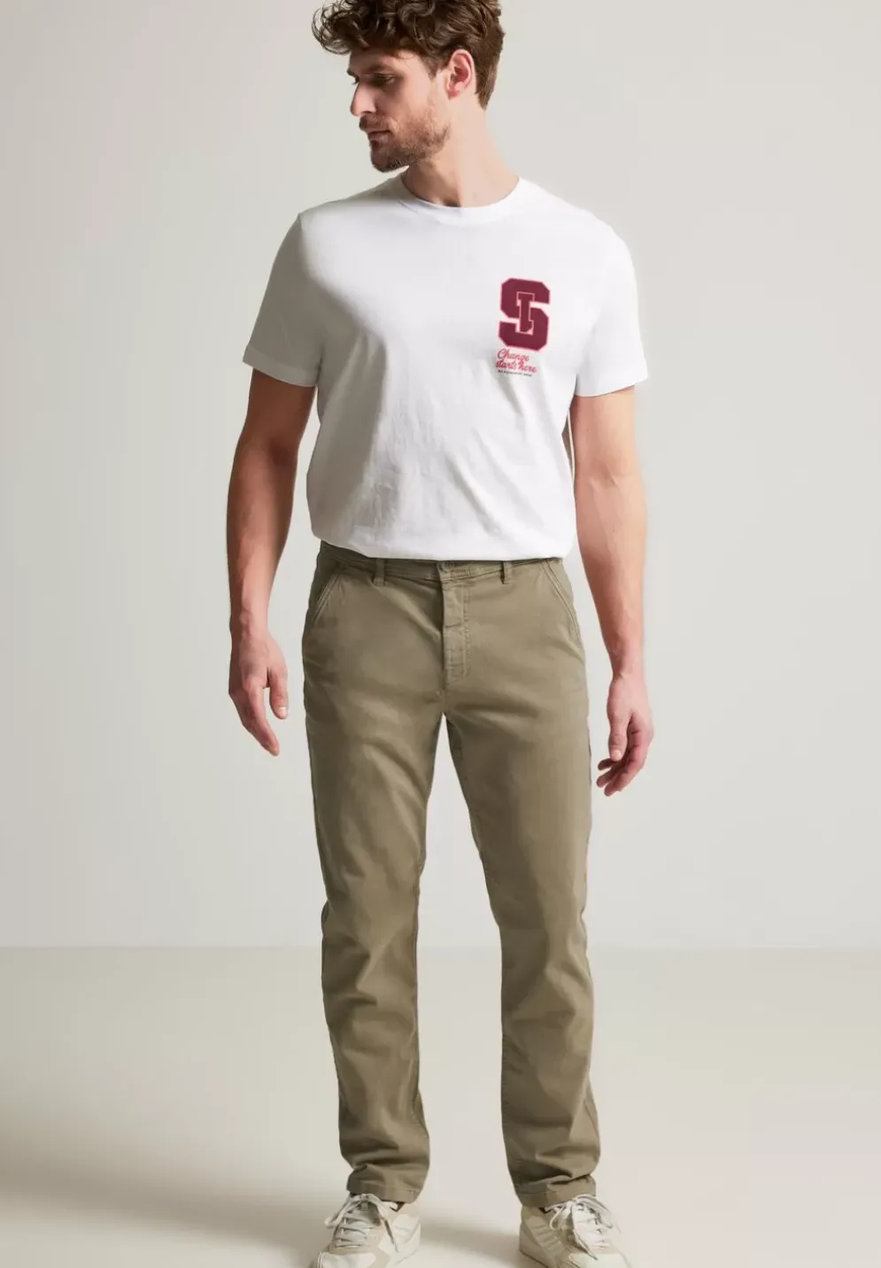 Regular Fit Chinohose