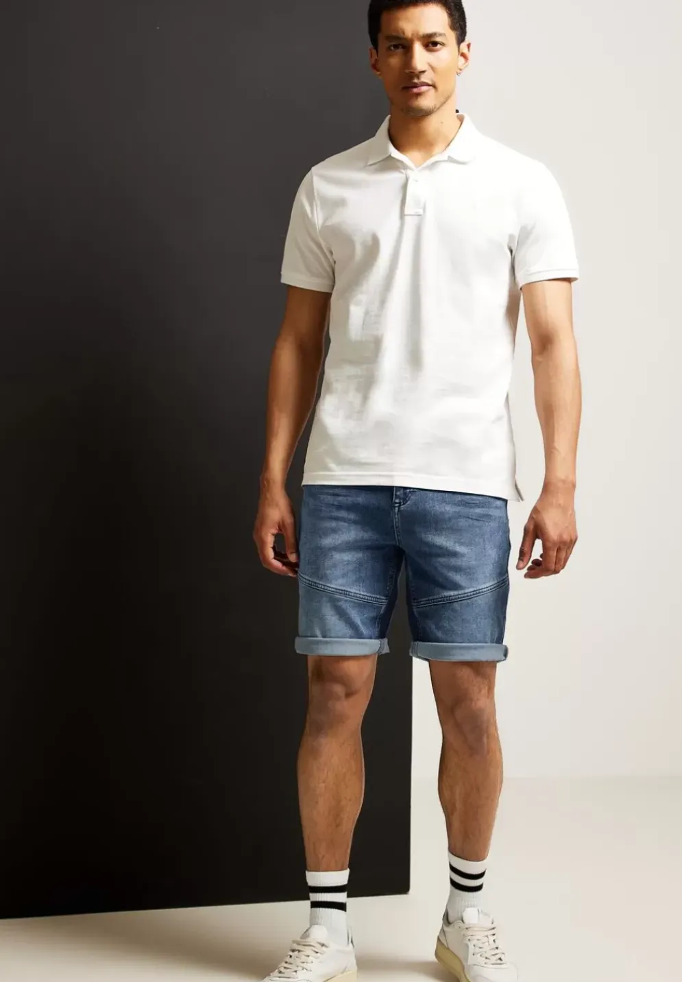 Relaxed Fit Jeansshorts