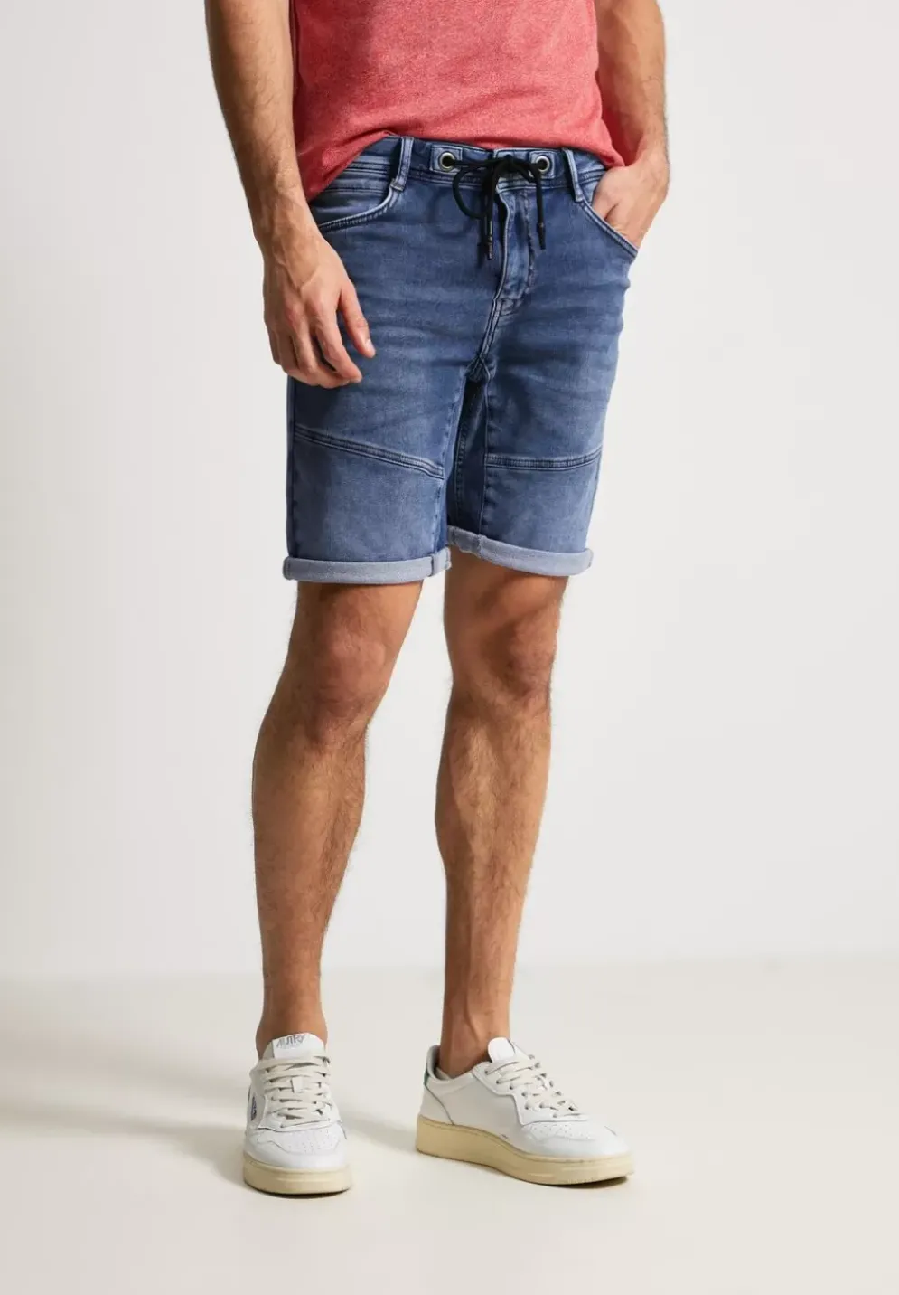 Relaxed Fit Jeansshorts