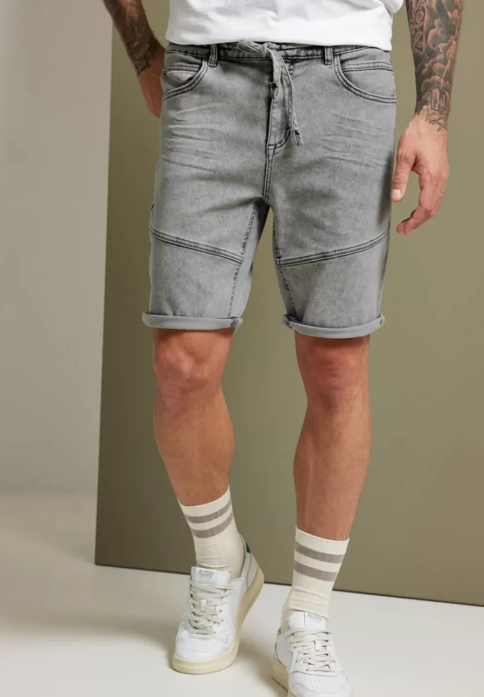 Relaxed Fit Jeansshorts