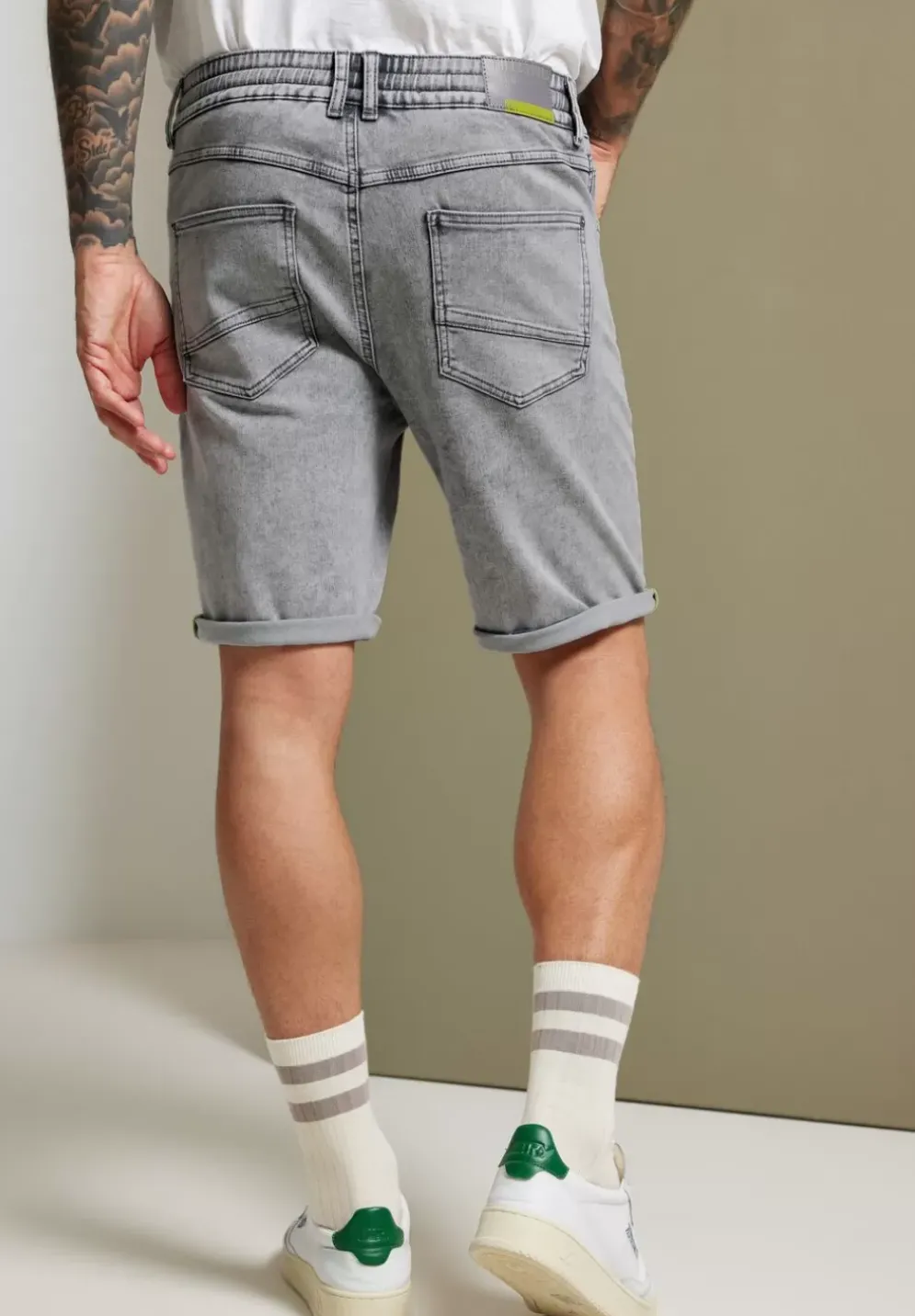 Relaxed Fit Jeansshorts