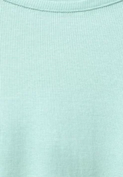 Rippshirt Mit 3/4 Armel