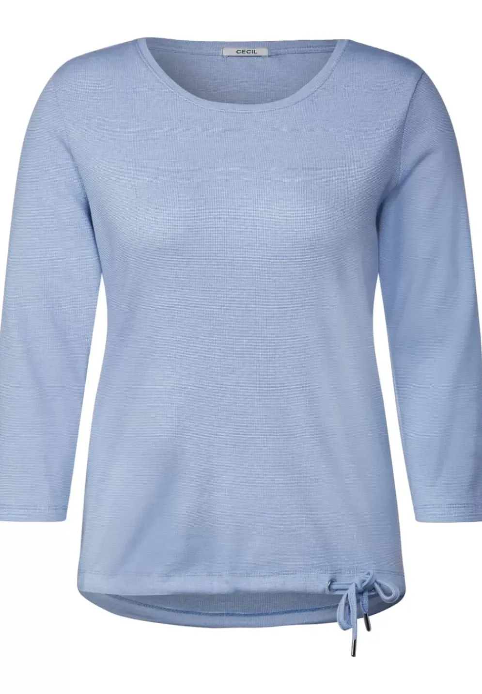 Rippshirt Mit 3/4 Armel