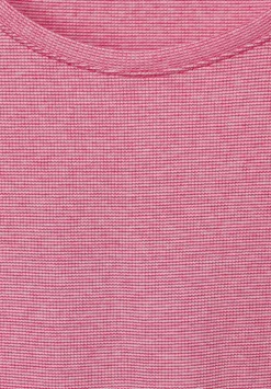 Rippshirt Mit 3/4 Armel