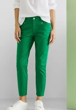 Satinierte Casual Fit Hose