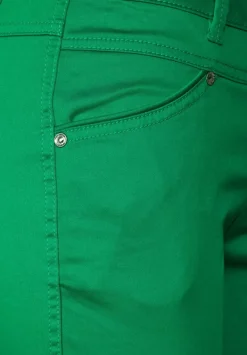 Satinierte Casual Fit Hose