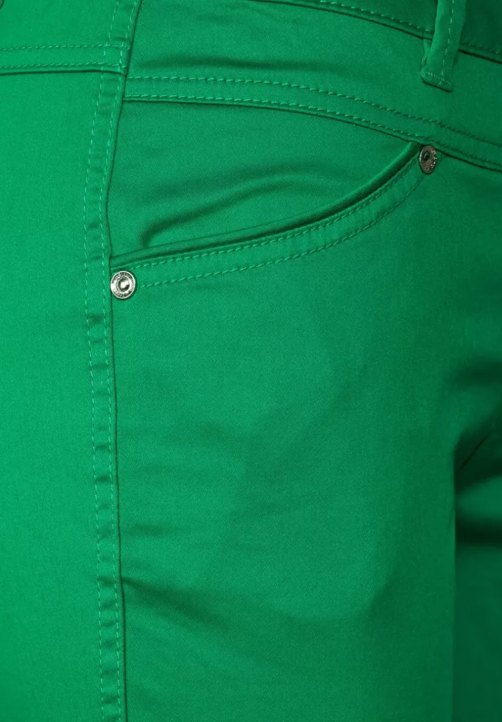 Satinierte Casual Fit Hose
