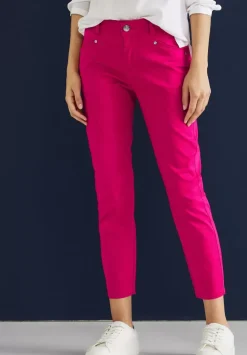 Satinierte Casual Fit Hose