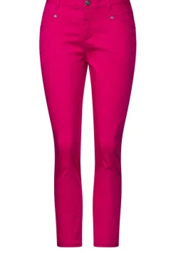 Satinierte Casual Fit Hose