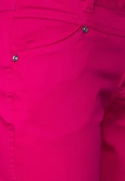 Satinierte Casual Fit Hose
