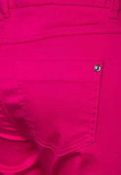Satinierte Casual Fit Hose