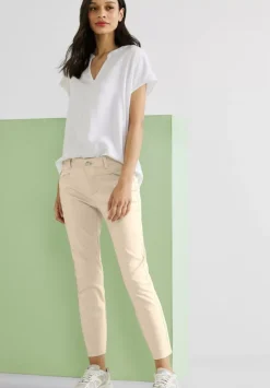 Satinierte Casual Fit Hose