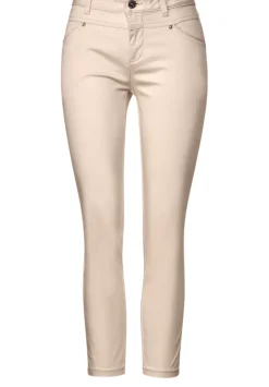 Satinierte Casual Fit Hose