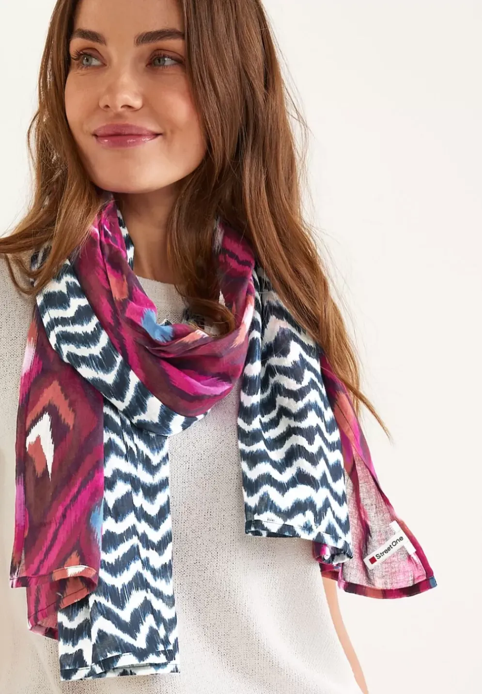 Schal Mit Print